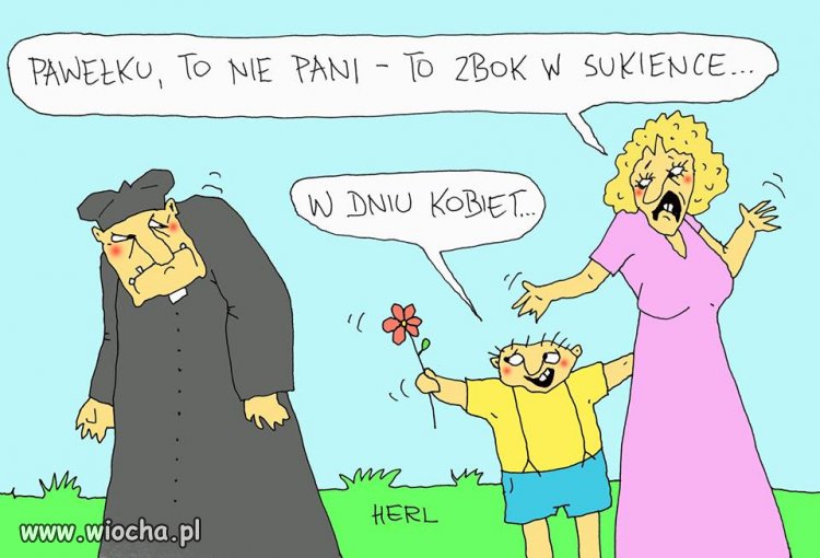 Jutro Dzień Kobiet - Uważaj, nie pomyl się