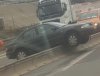 Próba szybkiego zawracania na autostradzie 