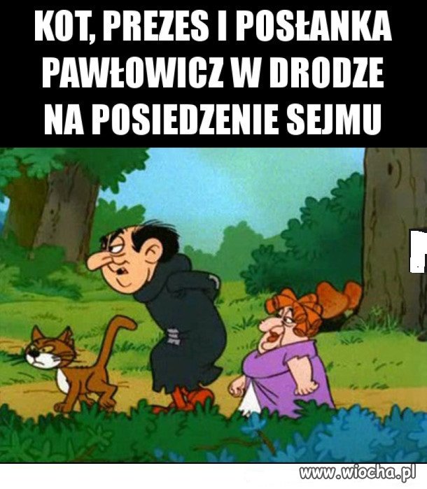 Prezes ze świtą