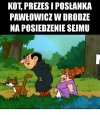 Prezes ze świtą