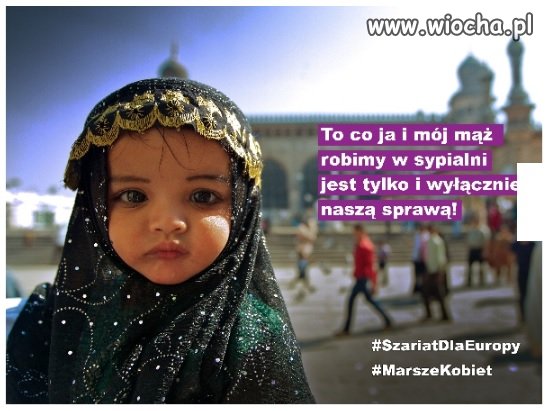Śluby z dziećmi to prawo islamu.  