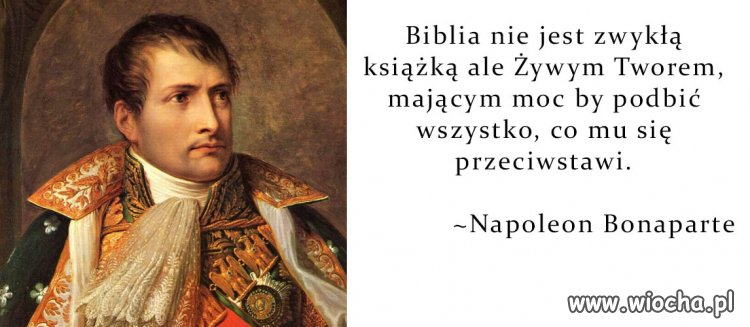 Wiochą jest nie znać treści Biblii