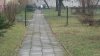 Wrocław i płot na środku chodnika