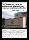 Wyzysk ZUS-u nie zna granic.