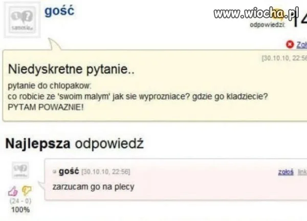 Pytanie i odpowiedź