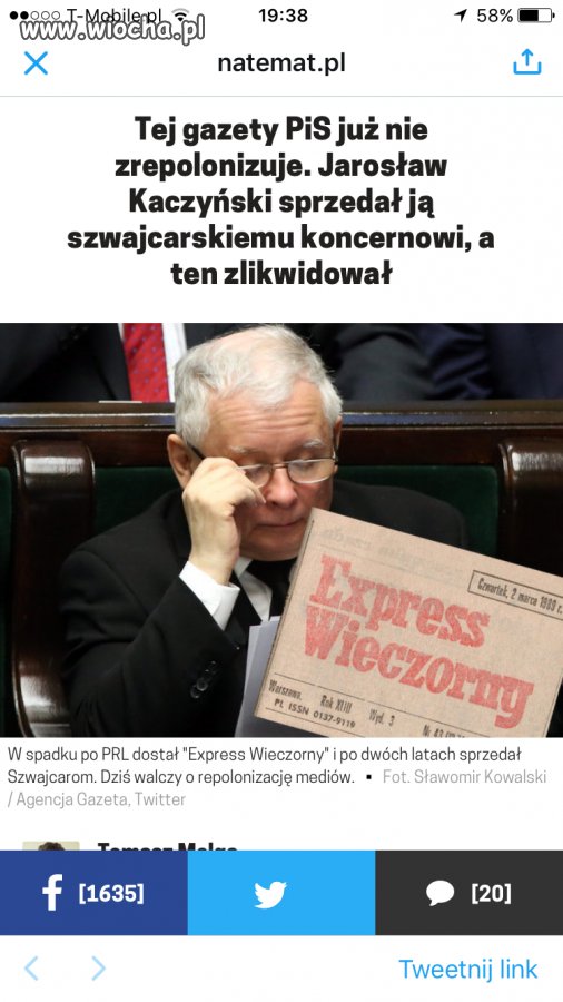 Najpierw sprzedawał a teraz chce odkupić 