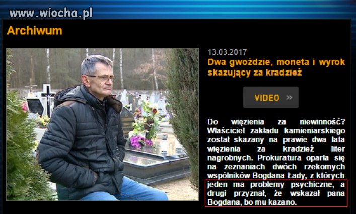 Może prokurator też ma problemy psychiczne?