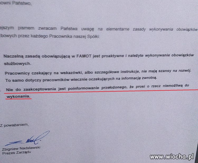 Polecenie służbowe