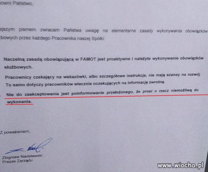 Polecenie służbowe