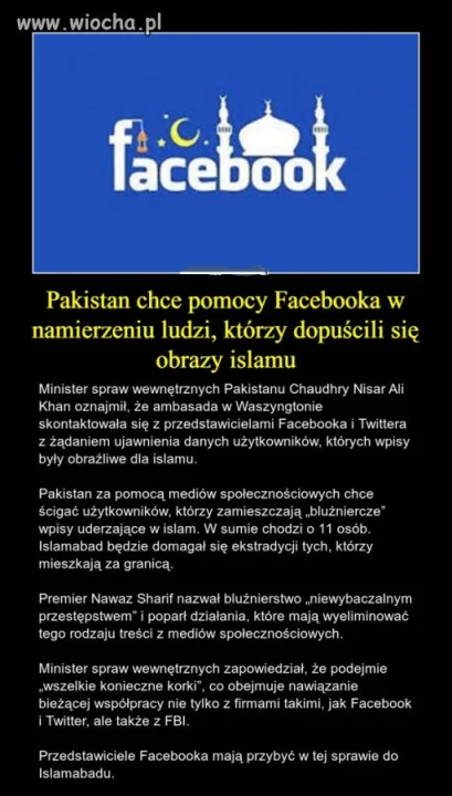 Islam jedyna religia,której nie można obrażać.