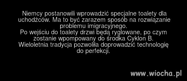 Toalety dla uchodźców.