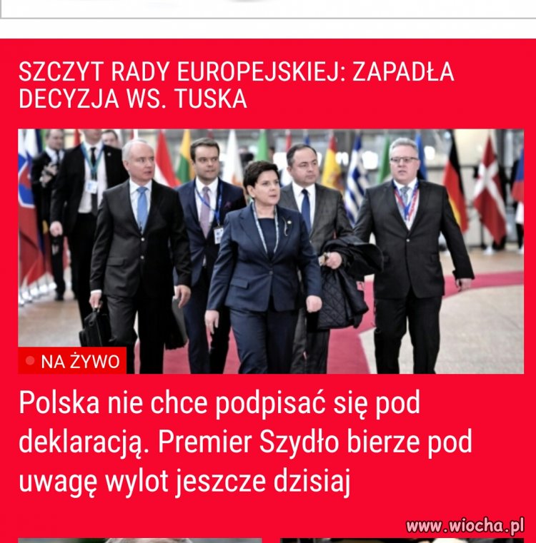 To jest żenujące Pani premier 
