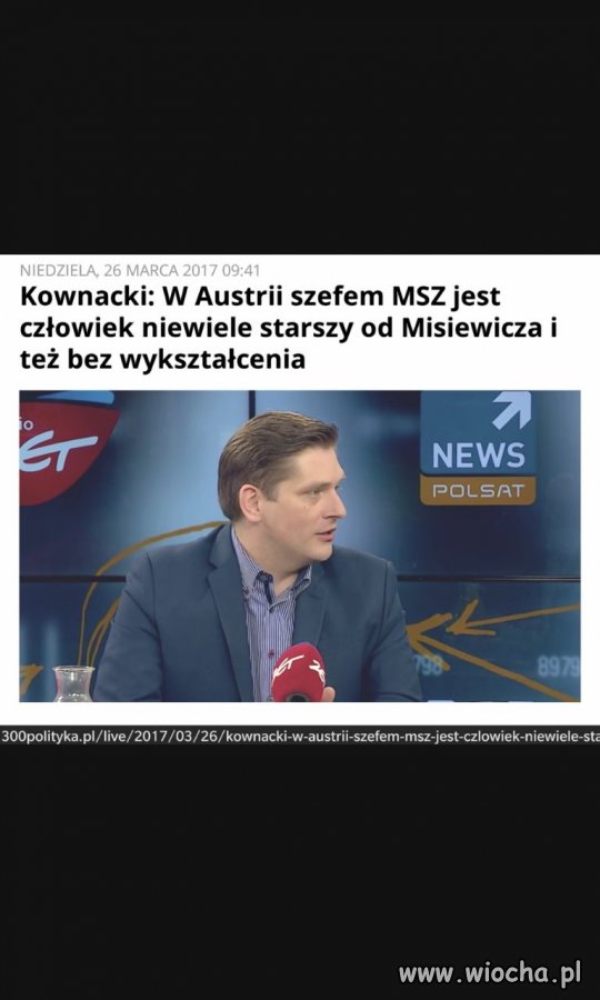 I tak dobrze że się na małpę w zoo nie powołał 
