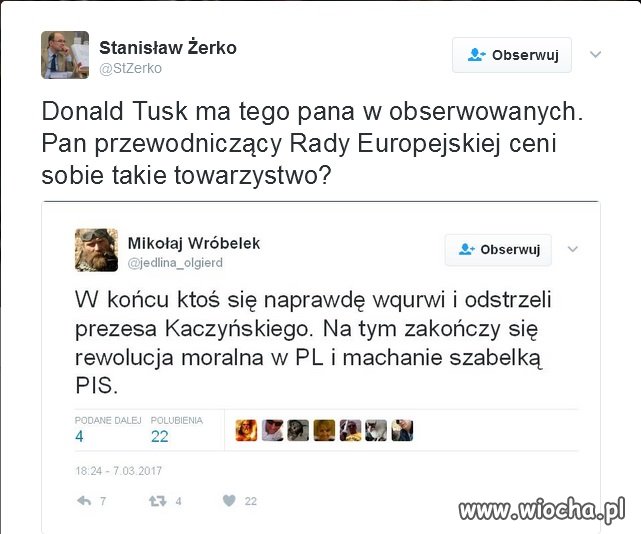 Pan Donald zawsze otaczał się autorytetami