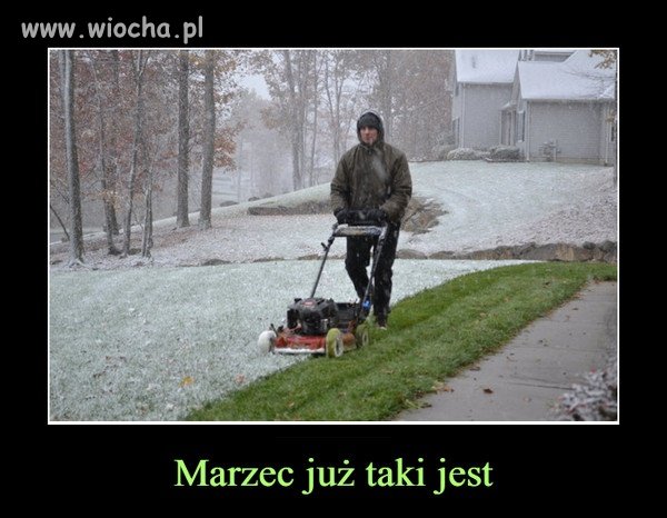 Gdy nie możesz doczekać się wiosny.
