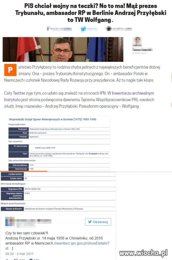 Okazuje się że pis to prawie cała była ubecja..