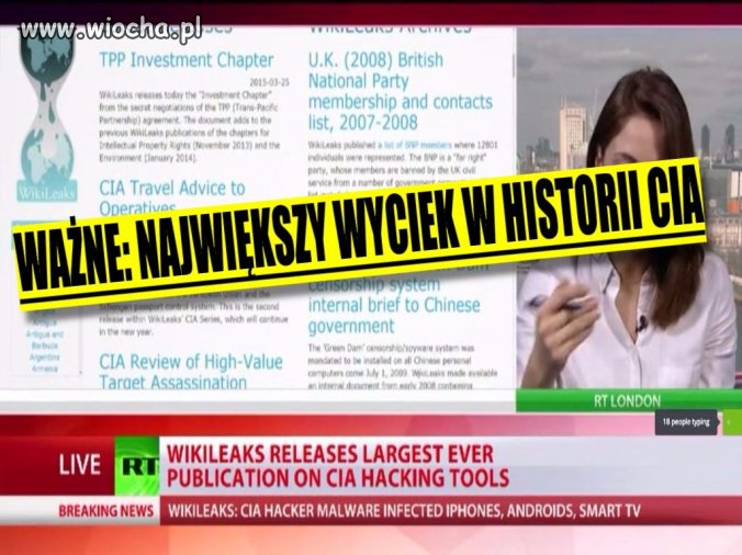 Największy przeciek w historii CIA,