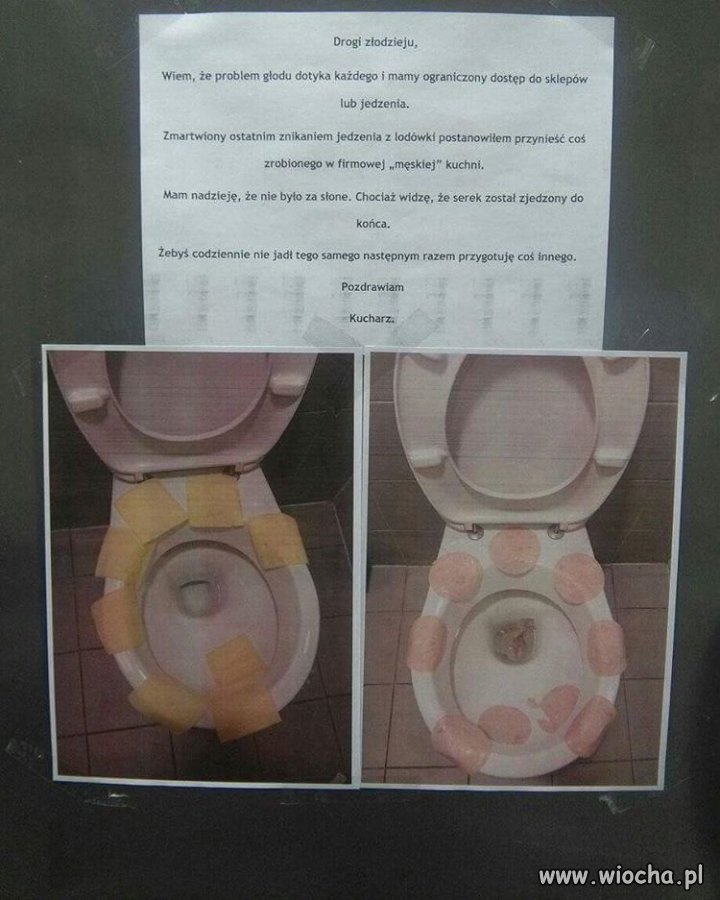 No cóż? I jak smakowało złodzieju ?