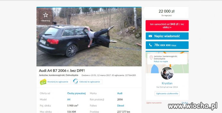 Akrobata z audi