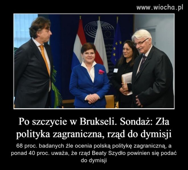 Takiej wiochy w polityce nie było już dawno