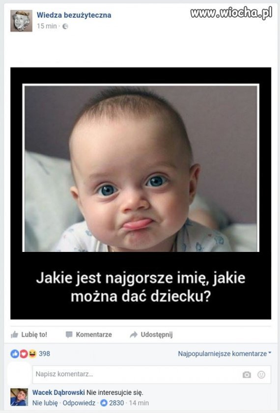 Wacek coś o tym wie.