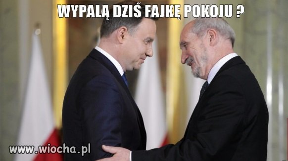 Spotkanie min.Macierewicza z prez.Dudą