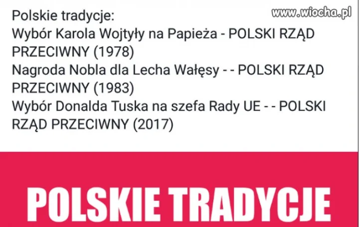 Tradycyjnie...