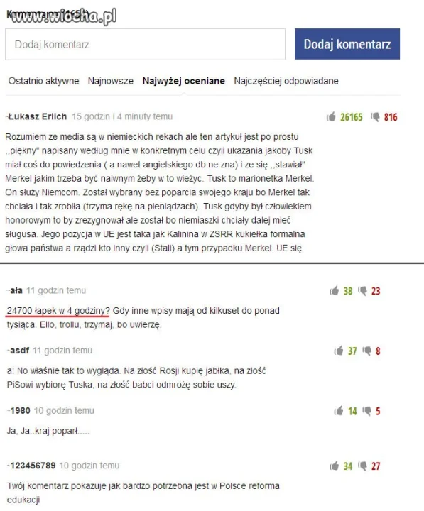 Się naklikali