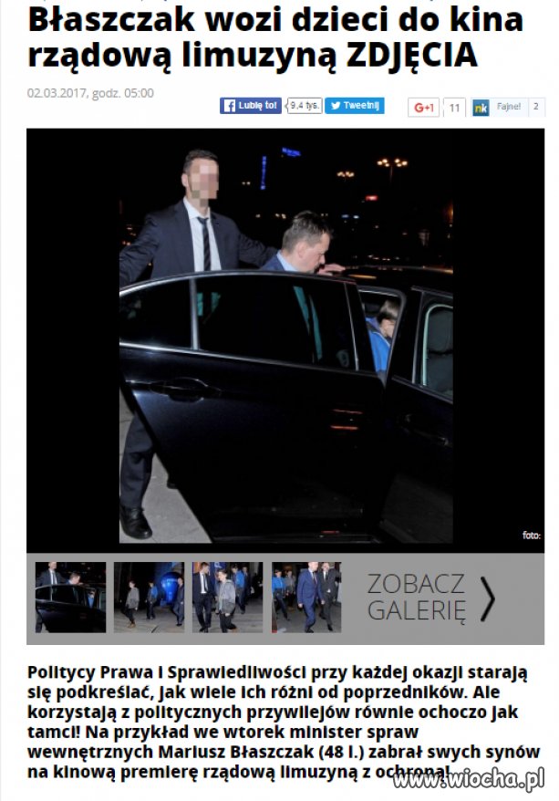 Hipokryzja poziom Plaszczak 