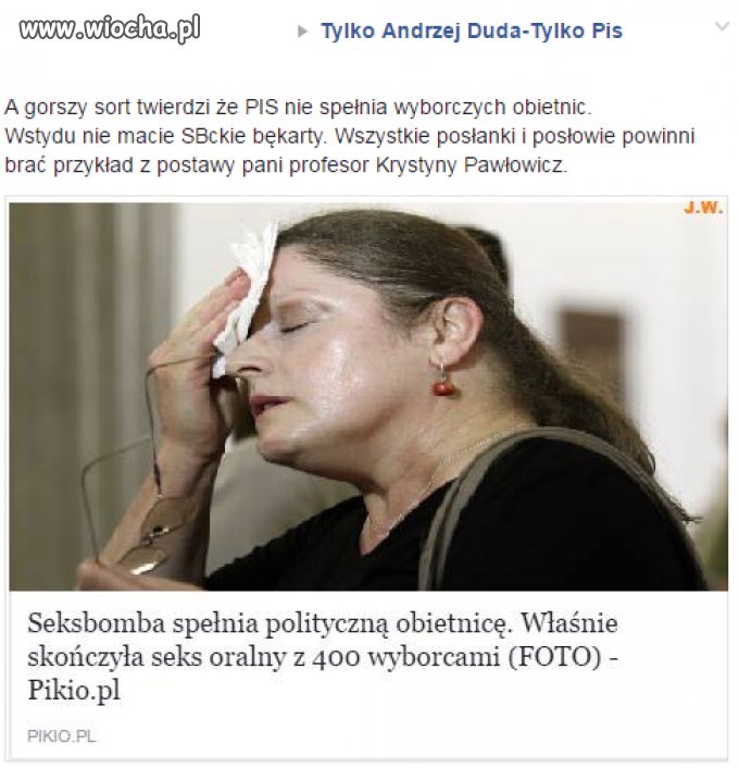 A na końcu facebooka... 