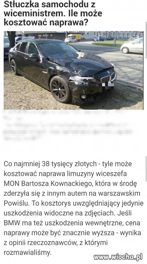 Kto zapłaci za naprawę BMW?