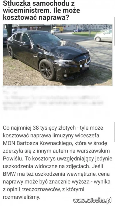 Kto zapłaci za naprawę BMW?