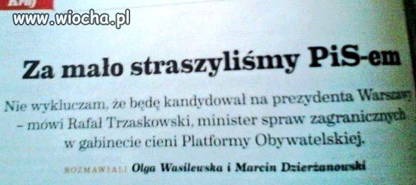 W Platformie przyszedł czas na refleksję...