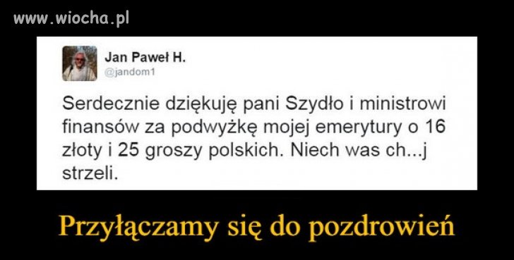 Dzięki ... i serdeczny prezes wam w dudę.