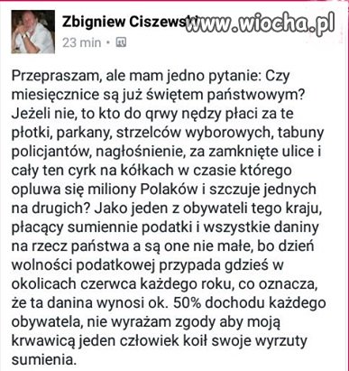 Oto dziś...Show must go on