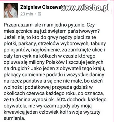 Oto dziś...Show must go on