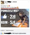 Wymuszanie like czyimś kosztem
