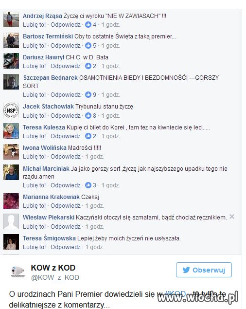  Urodziny premier Szydło