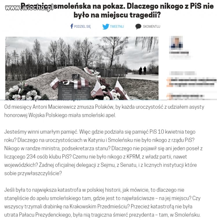 Co tam Smoleńsk co tam Katyń