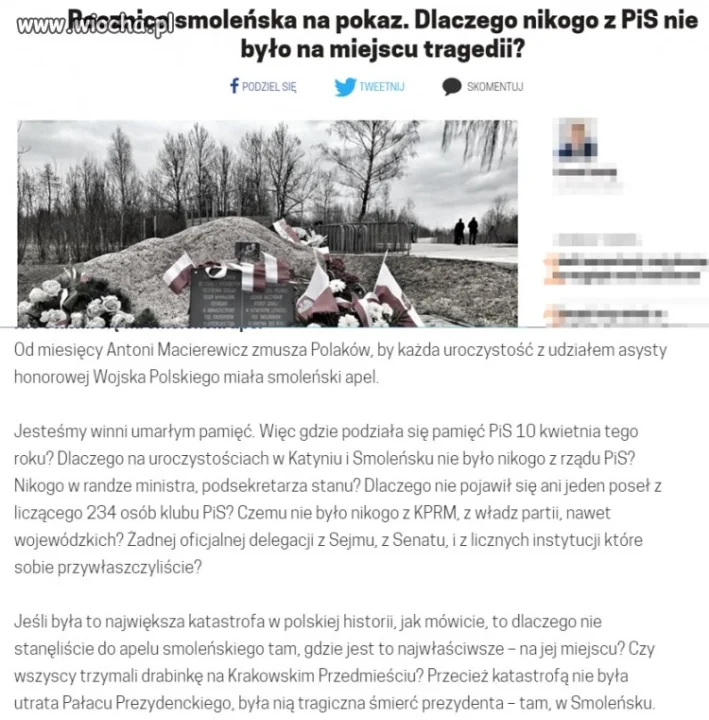 Co tam Smoleńsk co tam Katyń