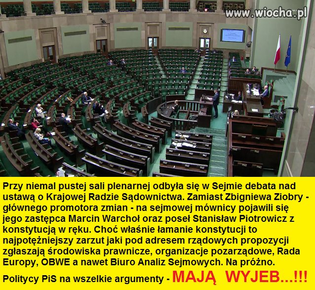 Tak wyglądała debata nad zmianami w KRS 