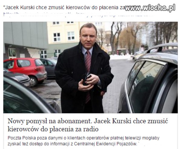 Przy kosiarce mam walkmana