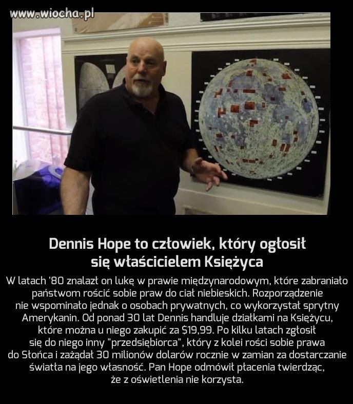 Człowiek, który ogłosił się właścicielem Księżyca