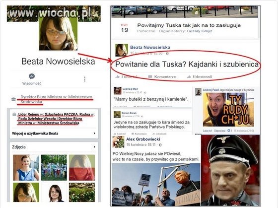 Ta Pani pracuje w min. Środowiska 
