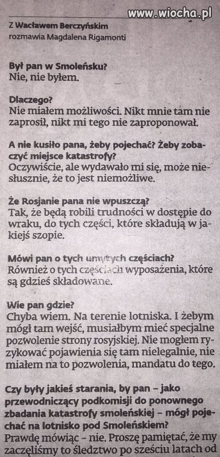 Kompromitacja komisji smoleńskiej 