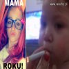 Młoda mama wychowana z patoli 