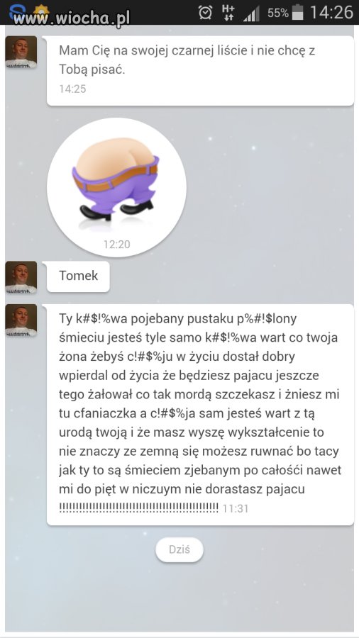 Typowy napinacz internetowy 