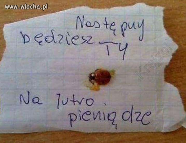 Pogróżki jakieś 