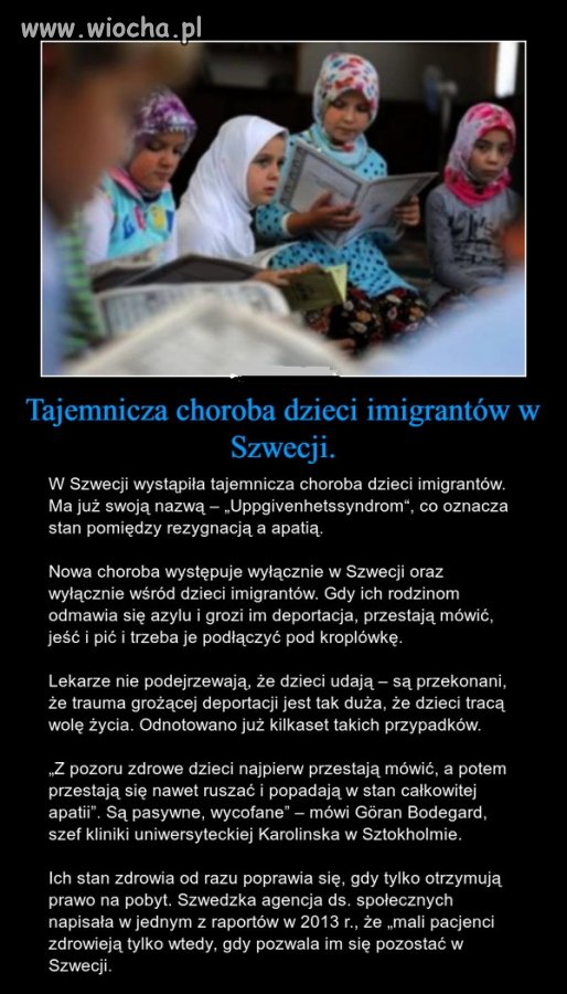 Tajemnicza choroba małych "uchodźców"