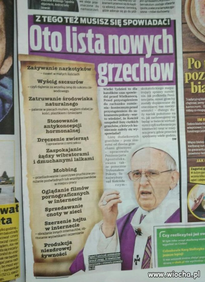 Nowe grzechy